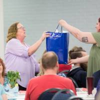 PSS receiving prize at luncheon